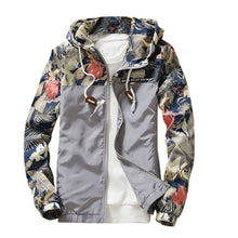 Load image into Gallery viewer, Men Slim Stand Collar Jackets Fashion Sweatshirt Jacket Tops Casual Coat Outwear