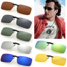 Load image into Gallery viewer, Polarized Day Night Vision Flip-up Clip-on Lens Driving Glasses Sunglasses